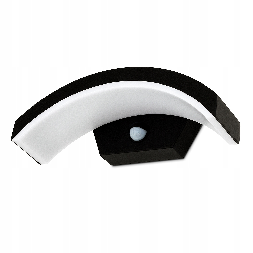 Záhradné nástenné svietidlo Kwazar Luminaire, čierne, integrovaný 9W LED zdroj